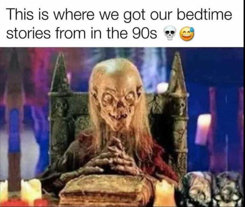 This is where we got our bedtime stories from in the 90s -