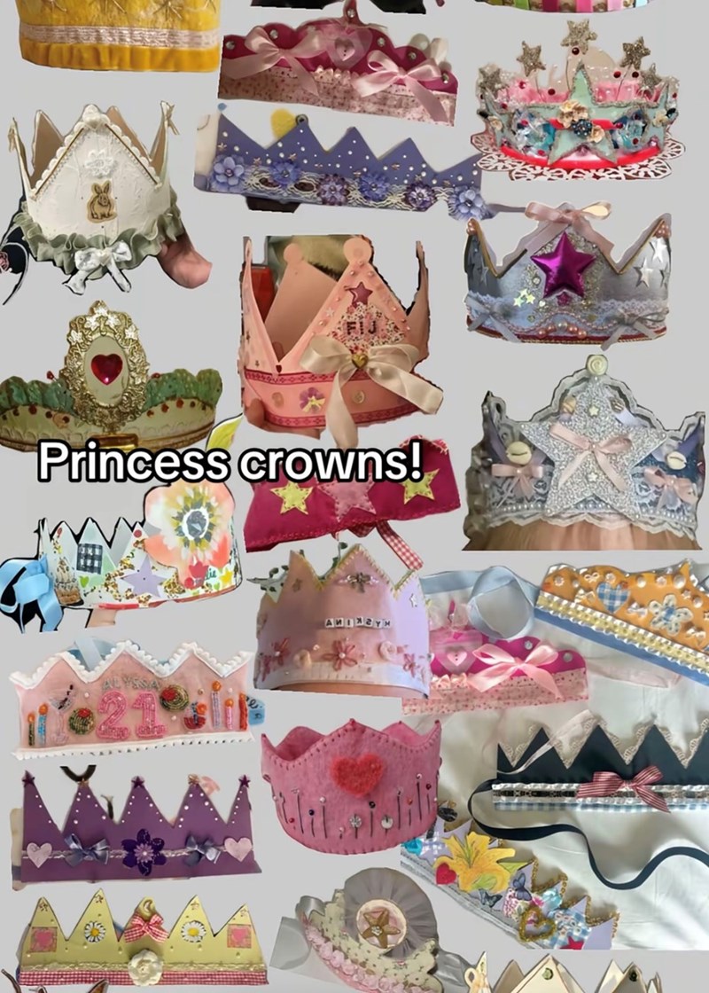 1195 Princess crowns! ALYESTAD дицизм