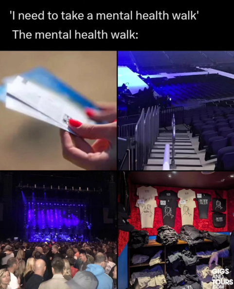 'I need to take a mental health walk' The mental health walk: A GIGS AND TOURS COM