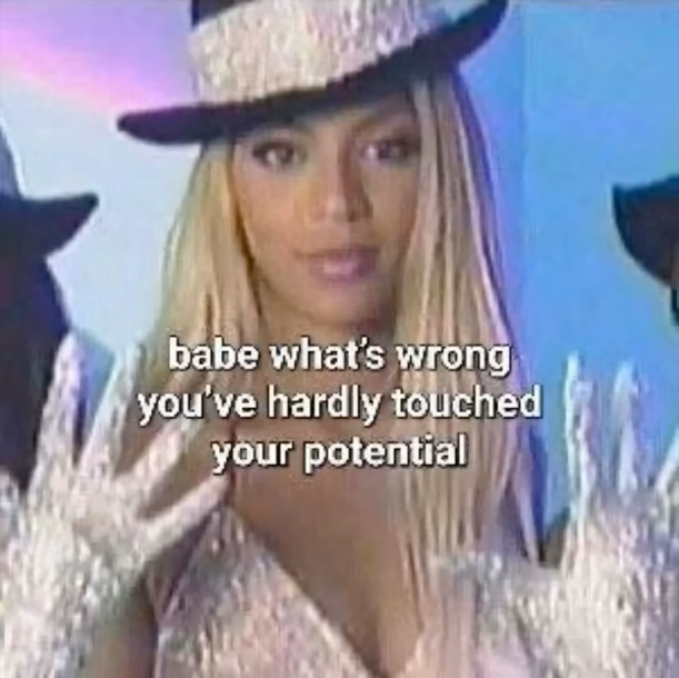 babe what's wrong you've hardly touched your potential