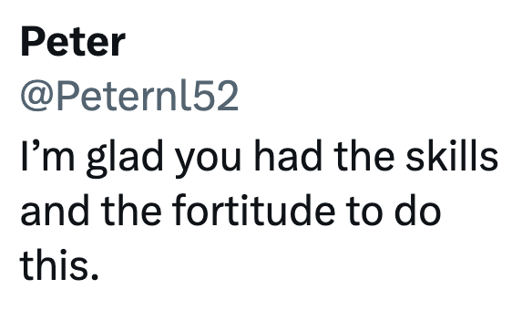 Peter @Peternl52 I'm glad you had the skills and the fortitude to do this.