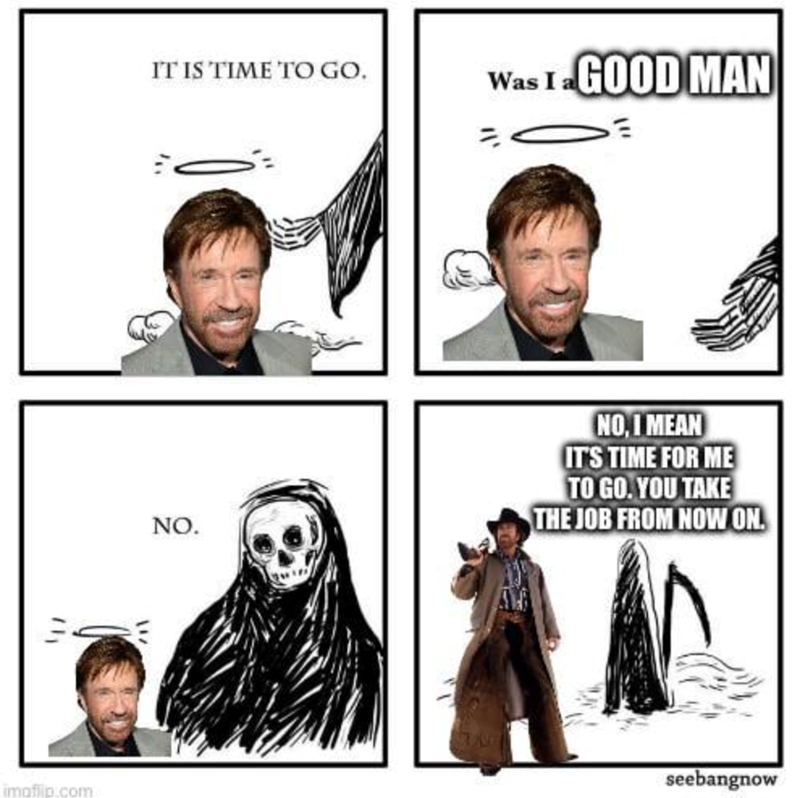 imaflip.com 17 IT IS TIME TO GO. Was I a GOOD MAN NO. NO, I MEAN IT'S TIME FOR ME TO GO. YOU TAKE THE JOB FROM NOW ON. seebangnow