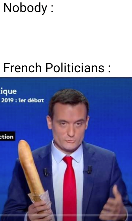 Nobody : French Politicians: ique 2019: 1er débat ction