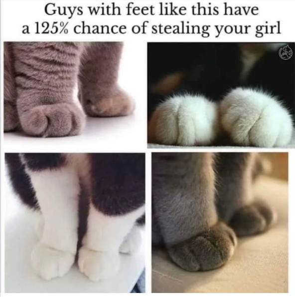 Guys with feet like this have a 125% chance of stealing your girl