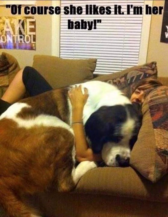 "Of course she likes it. I'm her FAKE baby!" CONTROL