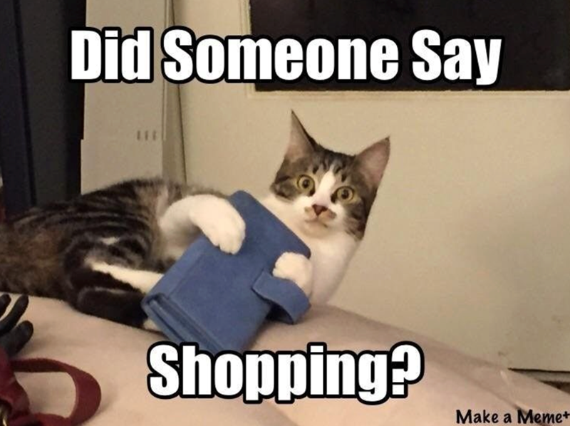 Did Someone Say Shopping? Make a Meme+