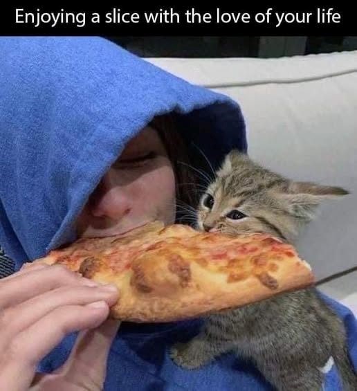 Enjoying a slice with the love of your life