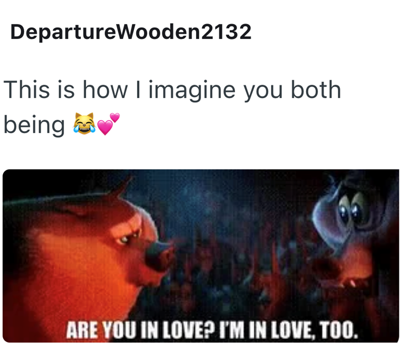 DepartureWooden2132 This is how I imagine you both being ♥ ARE YOU IN LOVE? I'M IN LOVE, TOO.
