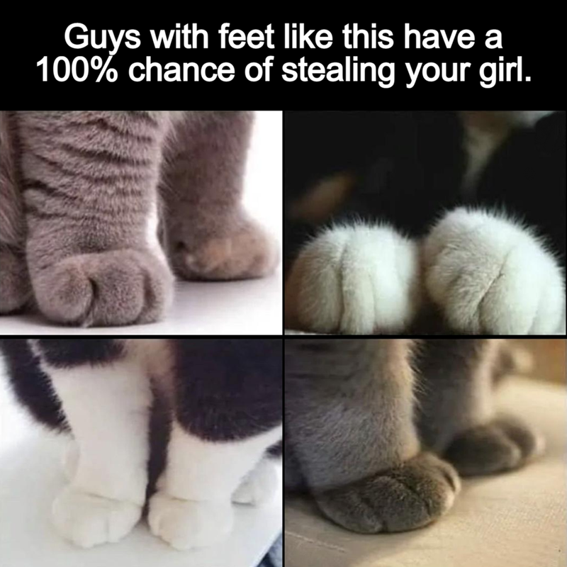 Guys with feet like this have a 100% chance of stealing your girl.