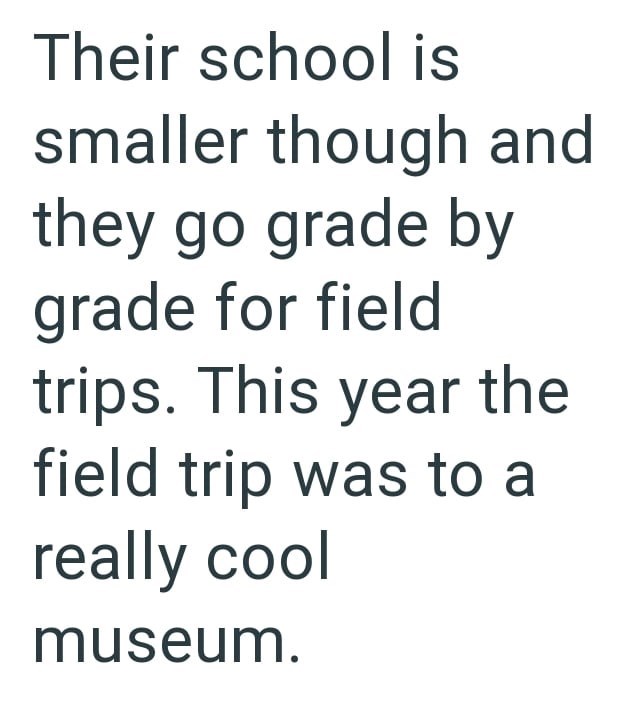 Their school is smaller though and they go grade by grade for field trips. This year the field trip was to a really cool museum.