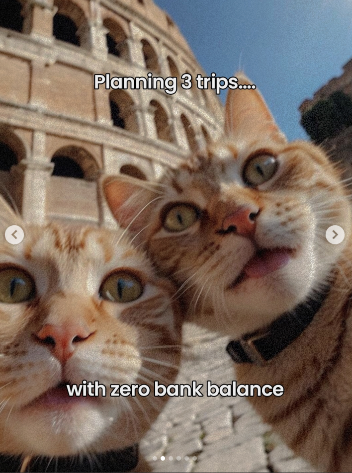 < Planning 3 trips.... with zero bank balance ر