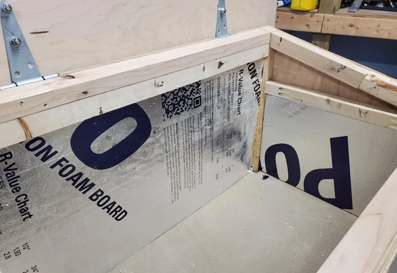 ON FOA R-Value Chart THICKNESS POLYPRO BOARD FOIL FACING with AIR SPACE SYSTEM R VALUE Pu 28 589 605 Wening your local buildings Comer bracing feasant an pename goes long period of time is wand wi cal for specticum 0 ON FOAM BOARD R-Value Chart 1/2" 347 193 28