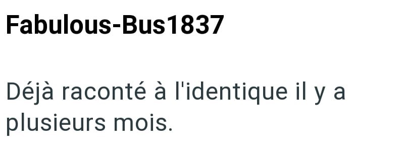 Fabulous-Bus 1837 Déjà raconté à l'identique il y plusieurs mois.