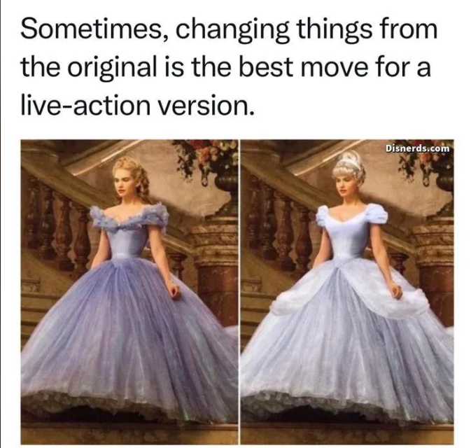 Sometimes, changing things from the original is the best move for a live-action version. Disnerds.com