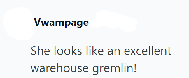 Vwampage She looks like an excellent warehouse gremlin!