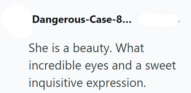 Dangerous-Case-8... She is a beauty. What incredible eyes and a sweet inquisitive expression.