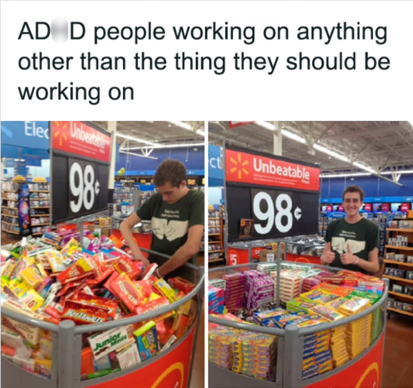 AD D people working on anything other than the thing they should be working on Elec 98 ct Unbeatable 98 Junior 660000 144 1013