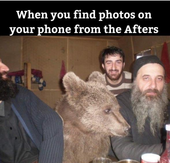 When you find photos on your phone from the Afters