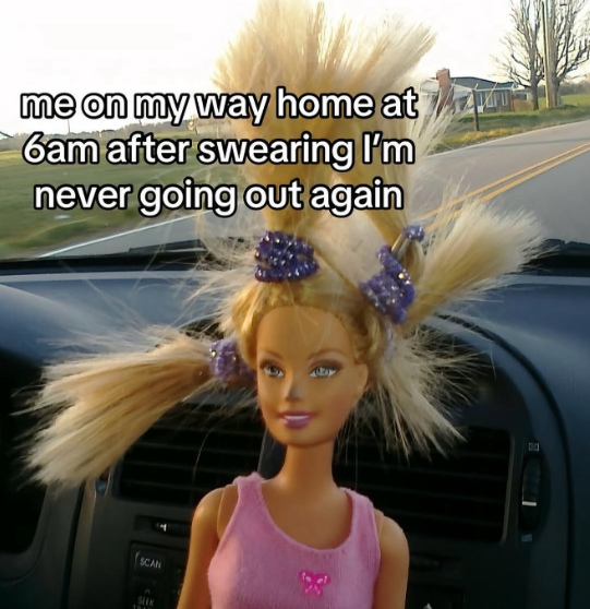 me on my way home at 6am after swearing I'm never going out again SCAN SLEK