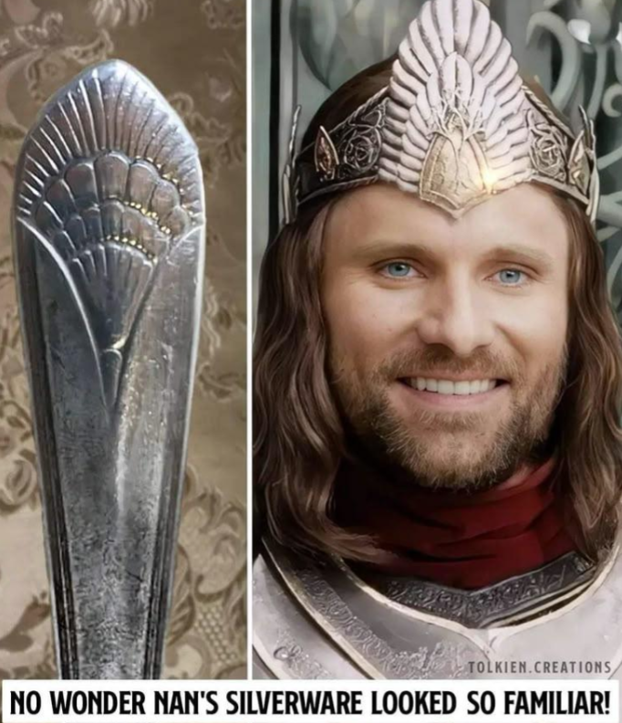 TOLKIEN.CREATIONS NO WONDER NAN'S SILVERWARE LOOKED SO FAMILIAR!