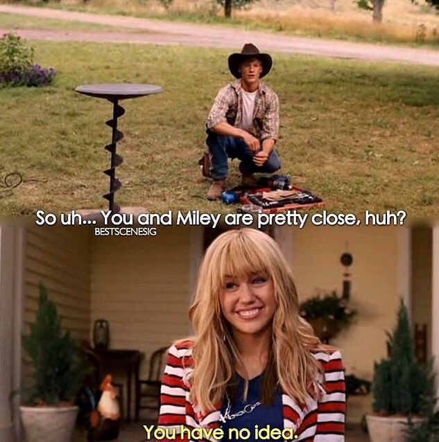 So uh... You and Miley are pretty close, huh? BESTSCENESIG You have no idea.