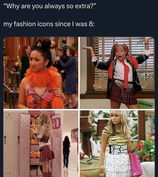 "Why are you always so extra?" my fashion icons since I was 8: 70 MISSING