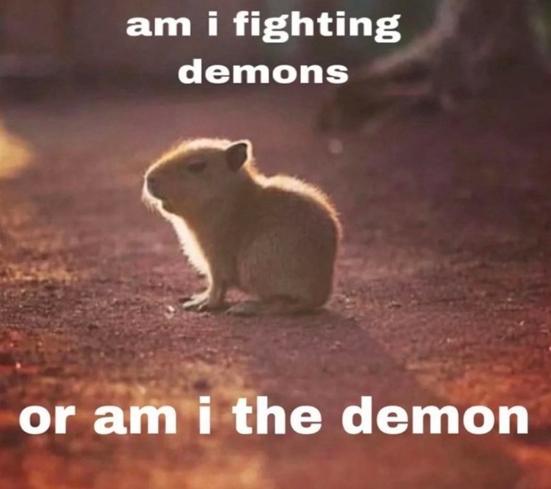 am i fighting demons or am i the demon