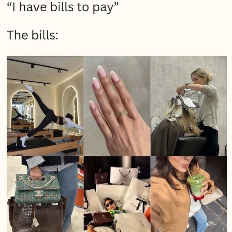 "I have bills to pay" The bills: atcs LINE LINE GIVEN