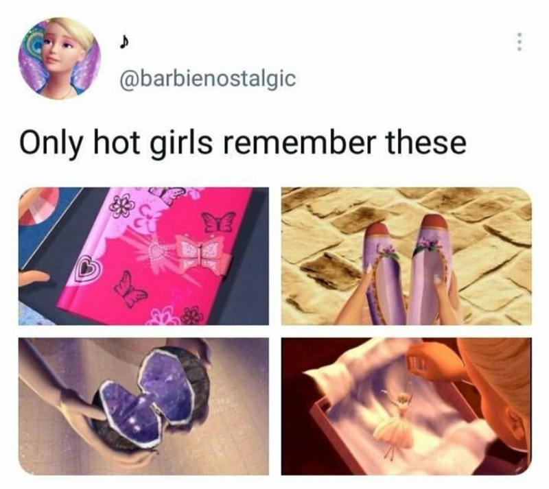 @barbienostalgic Only hot girls remember these