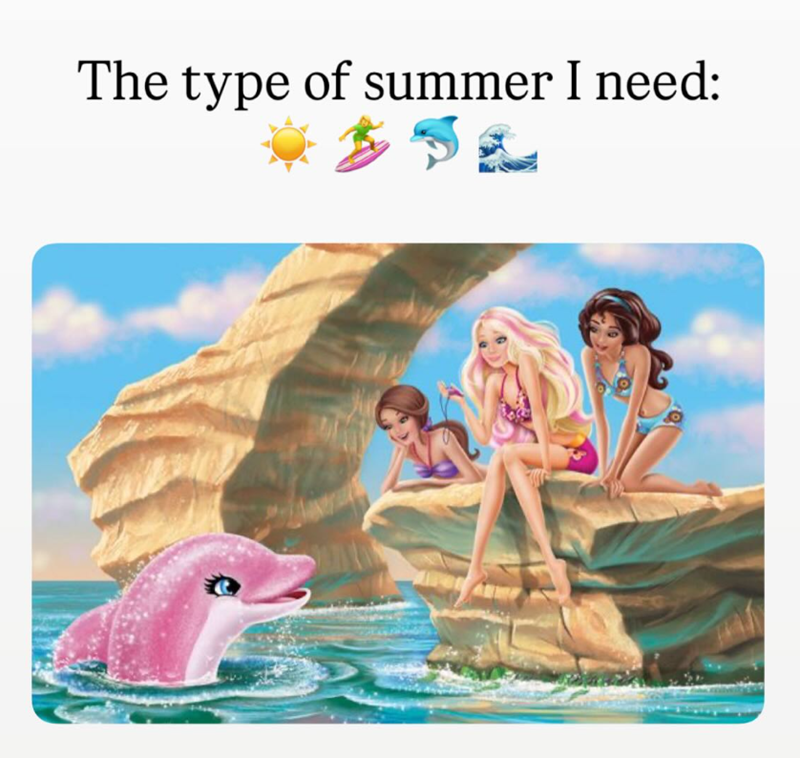 The type of summer I need: 352