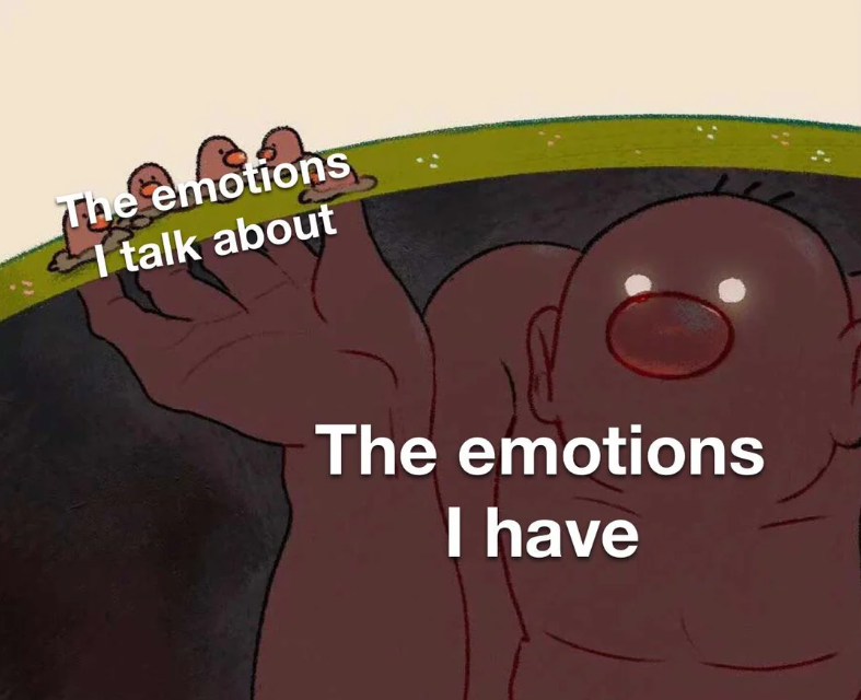 The emotions talk about The emotions I have