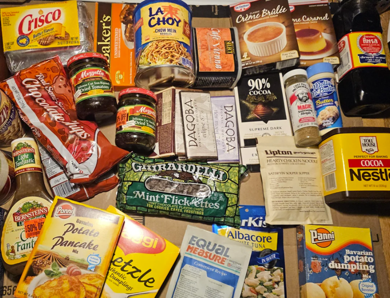 SINE CUP SOS Satmated CISCO Butter Flavor 2002 11 18 402 567 Baker's Merzetta alienne Cut Sus-Rip Dried Tomatoes Real Semi-Su Chocolate hips NET WT 120 1202-40g) LINI Chola Chips NETR BERNSTEINS Light Fantastic BERNSTEINS Ctastic DRES50% OF Panni Bavarian Potato Fant Pancake 656 NET WT 6.6 LA CHOY CHOW MEIN NOODLES Mergel alienne Cat S Dried DAGOBA eclipse 876 SELECT Cafe Vienna DAGOBA Crème Brûlée 90% COCOA SUPREME DARK me Caramel MAGIC Molly's McButte Butter insa 圓 Lipton HEARTY CHICKEN NOODLE