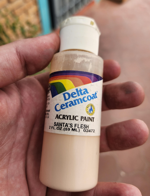 SA Delta Ceramcoat SA ACRYLIC PAINT SANTA'S FLESH 2 FL.OZ.(59 ML) 02472