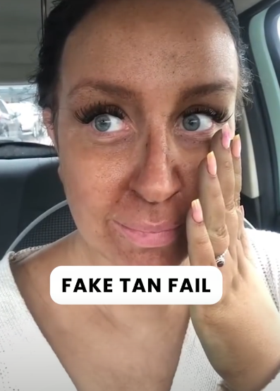 FAKE TAN FAIL