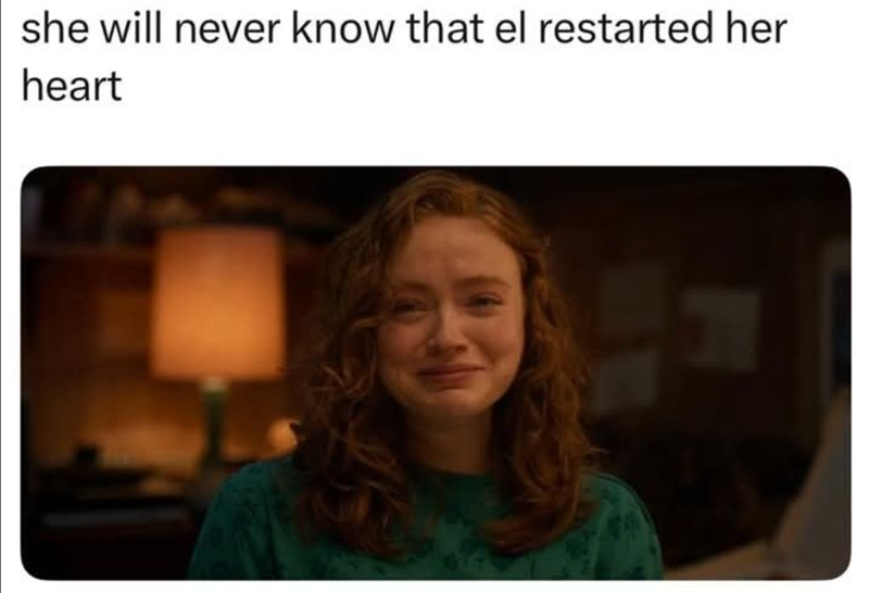 she will never know that el restarted her heart