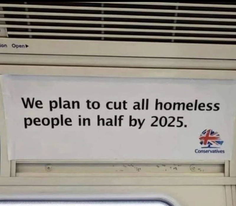 on Open‣ We plan to cut all homeless people in half by 2025. Conservatives