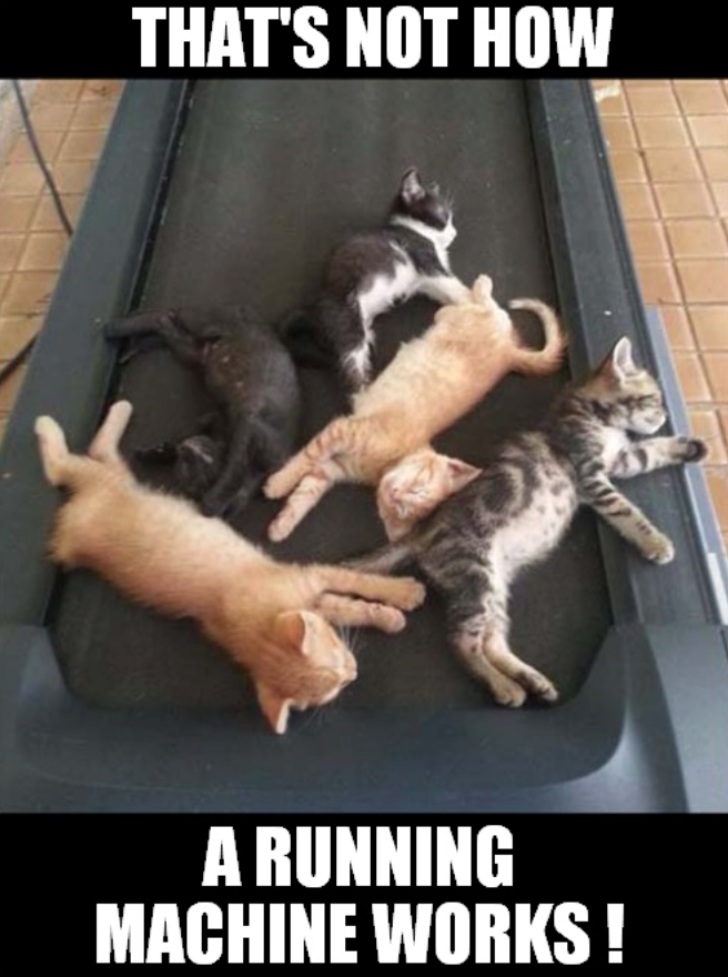 THAT'S NOT HOW A RUNNING MACHINE WORKS!