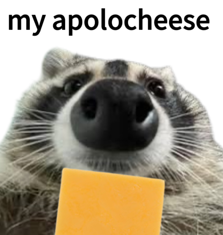 my apolocheese