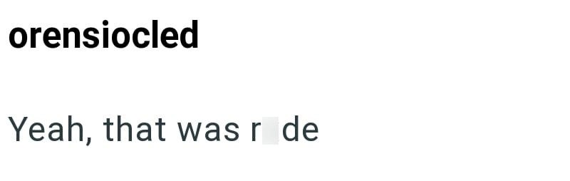 orensiocled Yeah, that was r de