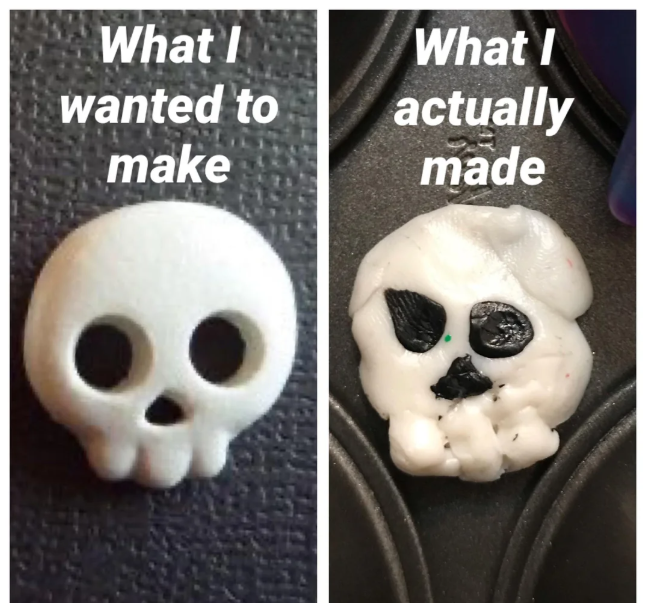 What I wanted to make What I actually made