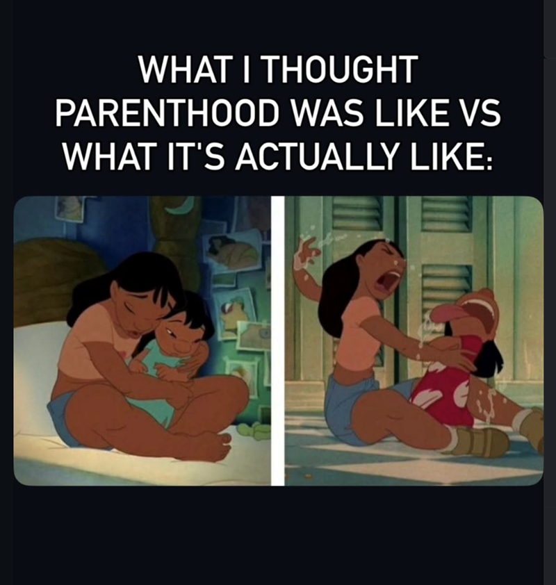 WHAT I THOUGHT PARENTHOOD WAS LIKE VS WHAT IT'S ACTUALLY LIKE:
