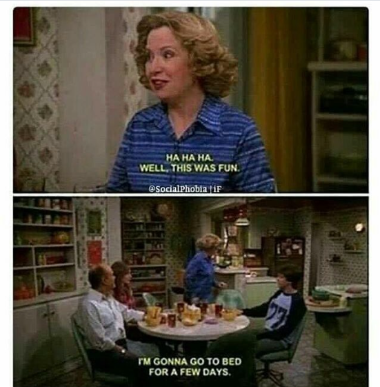 HA HA HA. WELL, THIS WAS FUN. @SocialPhobia iF TM GONNA GO TO BED FOR A FEW DAYS.