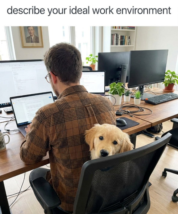 describe your ideal work environment