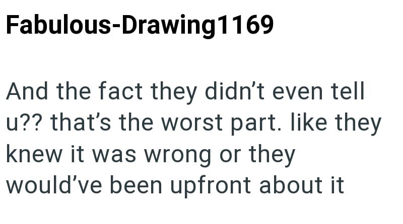 Fabulous-Drawing1169 And the fact they didn't even tell u?? that's the worst part. like they knew it was wrong or they would've been upfront about it
