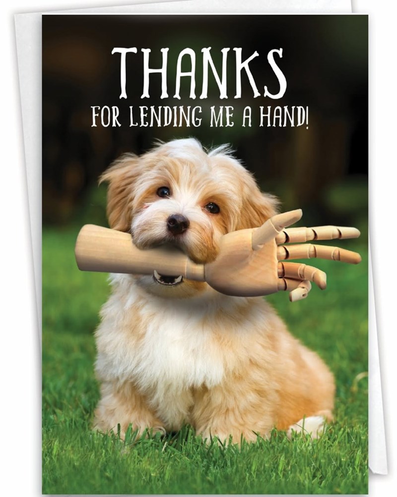 THANKS FOR LENDING ME A HAND!