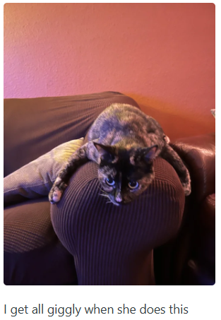 I get all giggly when she does this