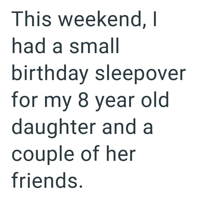This weekend, I had a small birthday sleepover for my 8 year old daughter and a couple of her friends.