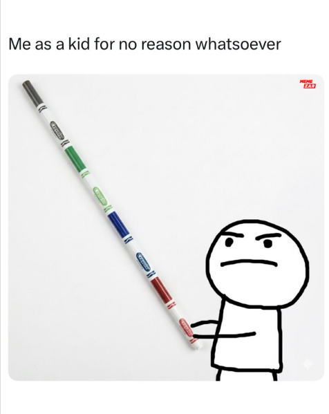 Me as a kid for no reason whatsoever MEME ZAR