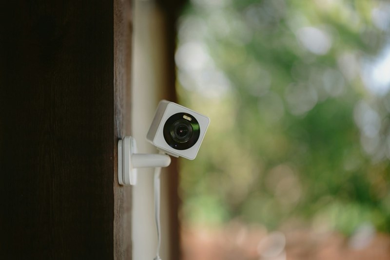 At-home cctv security camera, homeowner, footage