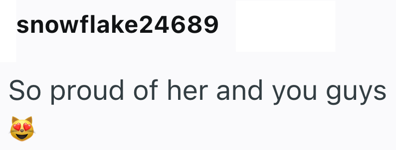 snowflake24689 So proud of her and you guys